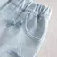 Bé gái Trẻ em (90-150) Quần short Denim mùa hè Phong cách mới Thời trang Nơ Quần thường ngày phù hợp