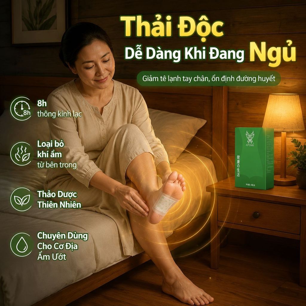 ⚡Miếng dán thải độc hạ đường huyết tự nhiên | Miếng dán tan mỡ khử ẩm siêu giảm cân| Miếng dán massage đốt calo săn chắc