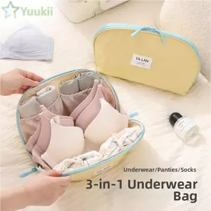 Túi đựng đồ lót YUUKII, Chức năng nén Túi đựng quần áo đa năng, Bộ ba trong một nhẹ di động Dụng cụ sắp xếp hành lý Sử dụng du lịch