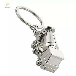 PPY Hợp Kim Thu Nhỏ Xi Măng Trộn Xe Tải Móc Khóa Sáng Tạo Hợp Kim Xe Mô Hình Mặt Dây Chuyền Cho Ba Lô Hoặc Túi Trang Trí