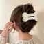 1 / 3 / 5 Kẹp Tóc Hình Xương Co Giãn | Barrettes tóc chấm bi bằng nhựa có độ bóng cao, cố định chống trượt để trang trí tóc gãy