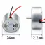 NOTE1 5 Động Cơ Micro 300, Động Cơ DC 1.5V-6V PH 2.0mm RF-300 DC, Động Cơ Bàn Chải Dây Tròn 24mm Kim Loại Để Treo Quạt Cổ