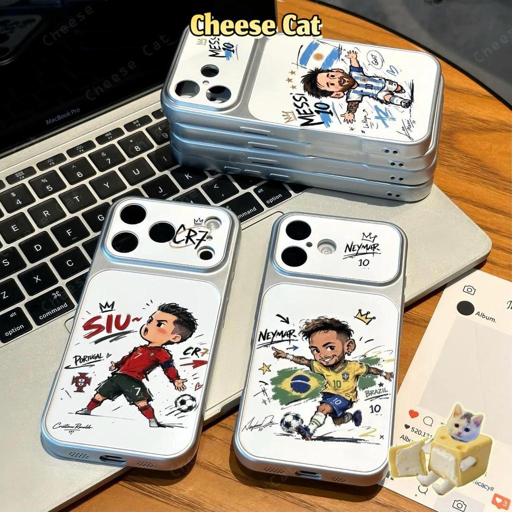 Đẹp Trai Ngôi Sao Bóng Đá Ốp Lưng Điện Thoại iPhone 17 Pro 16 Plus 15 14 11 12 13 Pro Max XR Xs Max Da Bảo Vệ