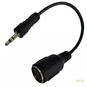 Exhila 3 5mm sang Din 5 Pin Cáp Âm Thanh Tín Hiệu Chuyển Din 5Pin Nữ sang 3 5mm Nam