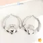 1 Đôi Bông Tai Vòng Trái Tim Cảm Giác Cao Cấp Cho Nữ Bé Gái Bông Tai Thời Trang Đơn Giản Phụ Kiện Trang Sức Quà Tặng Ngày Lễ Tình Nhân Mới