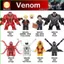 PS1 Venom Minifigure Nhân Vật Hành Động Khối Xây Dựng Carnage Scream Mô Hình Búp Bê Đồ Chơi Cho Trẻ Em Trang Trí Nhà Cửa Quà Tặng Compat