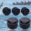 CAST 4 Chiếc Bung Cao Su Kayak Thuyền Biển Cao Su Kayak 3 / 4cm Lỗ Lặn Phích Cắm