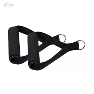 Tay cầm tập thể dục Jfory có vòng chữ D Cáp tập thể dục Dây đàn hồi để tập thể thao cho bộ tập thể dục tại nhà