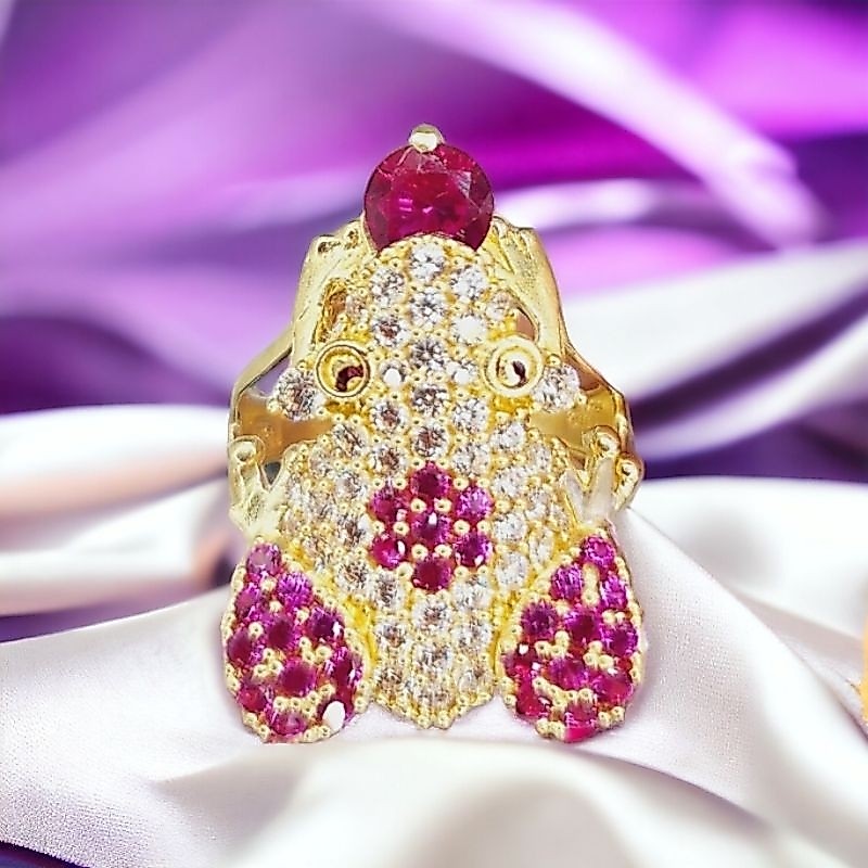 Women's Gold-Plated Feng Shui Ring by Nguyễn Ngọc Jewelry