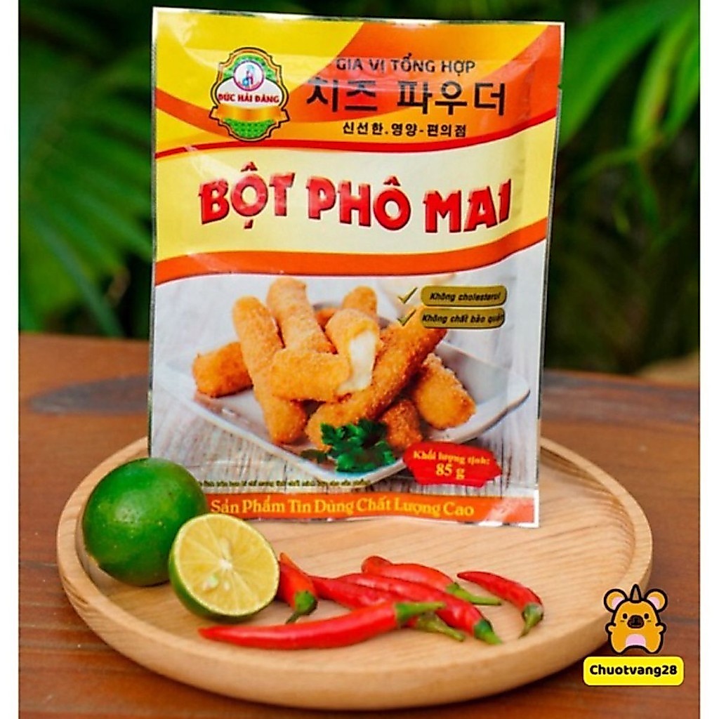 Bột phô mai lắc Đức Hải Đăng 85g thơm ngon đậm vị