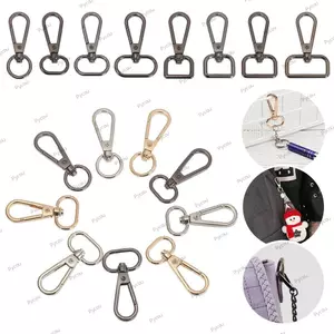 PYCOU 5 Túi Dây Đeo Khóa Kim Loại Chia Vòng Túi Một Phần Phụ Kiện Móc