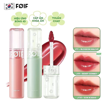 Son Tint Bóng Thuần Chay, Ẩm Mọng, Bền Màu FOIF Juicy Fit Tint 3g