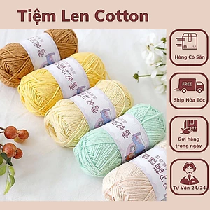 Len Baby yarn móc cho bé- 40g(66 màu)
