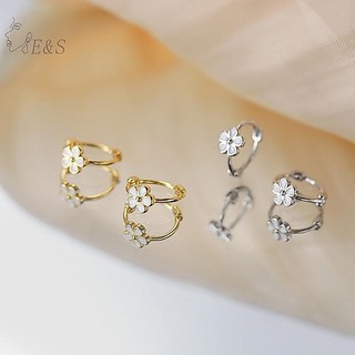 Bộ bông tai thanh lịch chất lượng cao, hoa khóa nhẹ nhàng dành cho nữ và bé gái - Quà tặng thời trang cao cấp