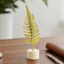 Linh hồn| Đồ trang trí lá đế tròn có trọng lượng, Điêu khắc kim loại vàng sang trọng cho máy tính để bàn, Trang trí hoa văn lá 3D hiện đại cho kệ phòng khách và văn phòng