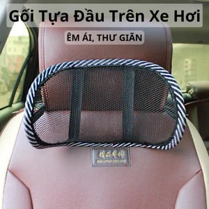 Gối Tựa Đầu OTO Bằng Vải Lưới Thoáng Khí Nâng Đỡ Đầu Và Cổ Tài Xế Một Cách Thoải Mái