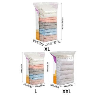 Túi Bảo Quản Chân Không CHEESELY, Không Bơm Túi Nén Cói Dung Tích Lớn, Báo Chí Tiết Kiệm Không Gian & Cói Quần Áo Chống Bụi Túi Cói Phụ Kiện Du Lịch