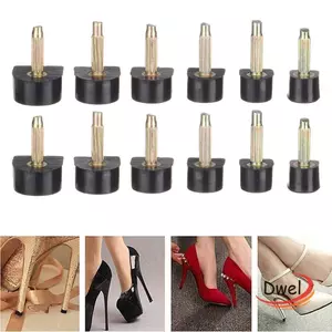 DWEL 10 Chiếc Giày Cao Gót Đầu Nữ Gót Chặn Bảo Vệ Cao Gót Móng Tay Cao Gót Đầu Vòi