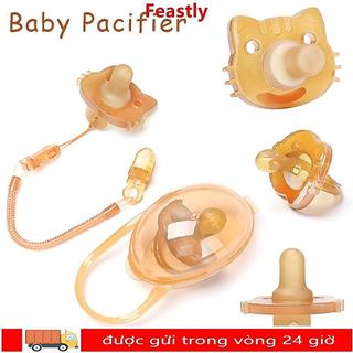 Núm vú giả cho bé FEASTLY Gel Silica tuyệt đẹp Núm vú loại ngày và đêm cho bé