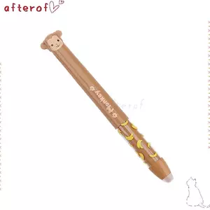 Bút bi AFTEROF, Bút Gel thiết kế động vật có thể xóa được, Màu mực đôi hoạt hình Bút chữ ký khô nhanh Văn phòng phẩm