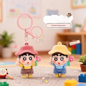 Mùa Xuân Du Lịch Crayon Shin Chan Đổ Móc Khóa Hoạt Hình Dễ Thương Túi Mặt Dây Chuyền Cô Gái Đáng Yêu Túi Quyến Rũ Sáng Tạo