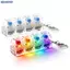 Bluelover Giảm Căng Thẳng Fidget Bàn Phím Móc Khóa Đồ Chơi 4 Nút Đèn LED Cảm Giác Tiện Ích Cho Người Lớn Và Trẻ Em Lớp Học Du Lịch Mới