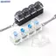 Bluelover Giảm Căng Thẳng Fidget Bàn Phím Móc Khóa Đồ Chơi 4 Nút Đèn LED Cảm Giác Tiện Ích Cho Người Lớn Và Trẻ Em Lớp Học Du Lịch Mới