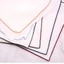 PYCOU Túi Trắng Trơn, Khăn Bỏ Túi Bộ Đồ Cotton 23cm, Khăn Tay Mềm Mại Màu Vuông Nhỏ Trang Trí Vải