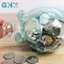 GHX Trong Suốt Lợn Đồ Chơi Quà Tặng Trẻ Em Tiền Xu Heo Đất Đạo Cụ Rõ Ràng Lợn Nhựa Heo Đất Đồng Xu Tiền Mặt Thu Thập Hộp Tiết Kiệm VN