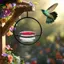 Top Hummingbird Ăn Ngoài Trời Nhỏ Hoang Dã Chim Ruồi Ăn Để Dễ Dàng Vệ Sinh Treo Waterer Cho Sân Vườn