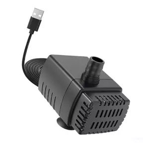 Máy bơm thu nhỏ USB 5V có độ ồn thấp hàng đầu cho bể cá Tính năng chìm Khả năng hút đáy để sử dụng tại nhà