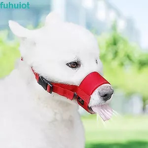 Mặt nạ dây đeo cho chó FUHUIOT Bền thực tế để ngăn ngừa rối loạn ăn uống Dừng sủa Chống cắn Vỏ miệng Puddy thoáng khí