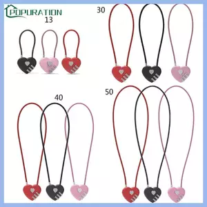 POP Kim Loại Hình Trái Tim Ổ Khóa Mật Khẩu Khóa Dây Dài Khóa Cho Người Yêu Cưới Kỷ Niệm Du Lịch Cặp Đôi
