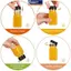 MAKY Hộp Đựng Đồ Uống 4 Chai Nước Trái Cây 120ml Trống Cà Phê Trong Suốt Milktea Vuông Chai Nhựa Có Nắp VN
