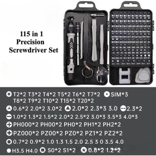 Tua Vít Đa Năng Mini - 115 Chi Tiết, Sửa Điện Thoại, Laptop, Đồng Hồ - Cao Cấp, Tiện Dùng
