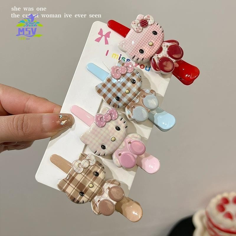 Kẹp tóc Hello Kitty có Bangs - Kẹp phụ kiện trán dễ thương