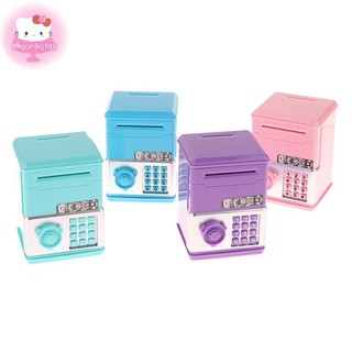 Moonlights Trẻ Em Tiền Ngân Hàng Mật Khẩu Heo Đất ATM Tiền Đồng Xu Hộp Tiền Cho Trẻ Em Sinh Nhật EN