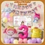 Set bóng trang trí sinh nhật Kuromi - Cinnamoroll - Melody kèm số tuổi cho bé