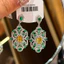 Hàn Quốc Hàn Quốc Tinh Tế Hoa Zircon Thanh Lịch Phong Cách Mới Nhẹ Bông Tai Sang Trọng Bán Buôn