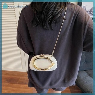 Deyangk 1 Túi Đeo Vai Sang Trọng Phong Cách Z Túi Ly Hợp Túi Dạ Hội Hình Đặc Biệt Dây Xích Kim Loại Chi Tiết Hộp Trang Trí Phong Cách Túi Vuông Nhỏ VN