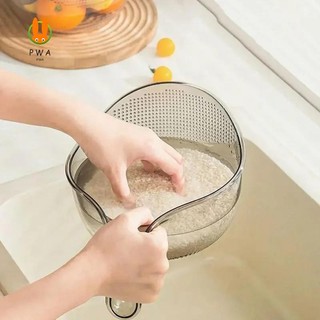Chậu rửa cơm bằng nhựa - Giỏ đựng rau củ quả cho nhà bếp