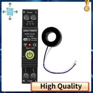 WIFI Bảo vệ quá áp và thiếu điện áp Đồng hồ đo năng lượng hai chiều quang điện KWH Công tắc thời gian đo