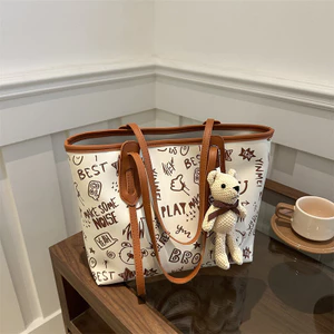 Túi Tote Vải Họa Tiết Hoạt Hình Dễ Thương Đi Học, Đi Chơi, Đi Làm