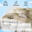 Bộ Chăn Ga Gối Chất Liệu Lụa Dày Dặn Bóng Mượt Thêu Ánh Kim Sang Trọng - MemMinBedding Luxury