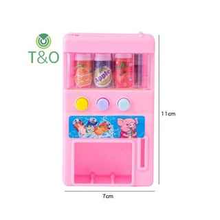 [T & O-t] Máy bán hàng tự phục vụ mô phỏng trẻ em kèm tiền xu Đồ chơi chơi chơi [mới]