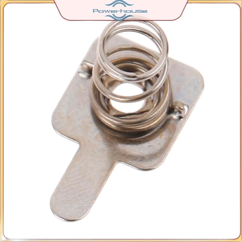 ĐIỆN 10 đôi / Pin kim loại thay thế Tấm tiếp xúc lò xo Bạc cho pin AAA.