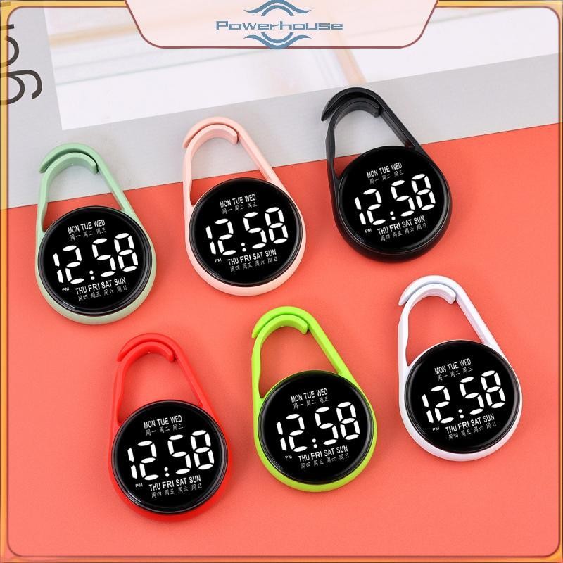 Đồng hồ y tá POWER Đồng hồ thạch anh nhỏ phát sáng Đồng hồ nam nữ Móc khóa thời trang Đồng hồ người cao tuổi.
