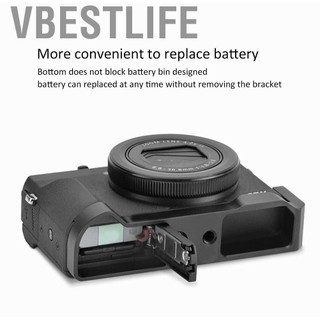 VBESTLIFE L Tấm mở rộng Vlog Photography khung mở rộng mạnh mẽ Đen giải phóng nhanh hợp kim nhôm cho G7X markiii
