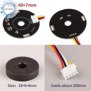 Ulovebsby 775-P16 Bộ mã hóa nam châm phòng đôi Tấm mã từ cảm ứng xoay tốc độ Cảm biến hướng sử dụng để 775 Gear Motor VN
