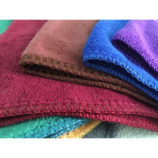Khăn Microfiber 30x50cm Cao Cấp – Siêu Mềm Mịn, Thấm Hút Nhanh, Nhanh Khô, Không Xù Lông